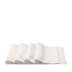 Set de table en lin lavé - Blanc Coquillage