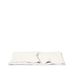 Set de table en lin lavé - Blanc Coquillage