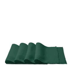 Set de table en lin lavé - Vert Séquoia