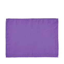 Set de table en lin lavé - Violet Orage