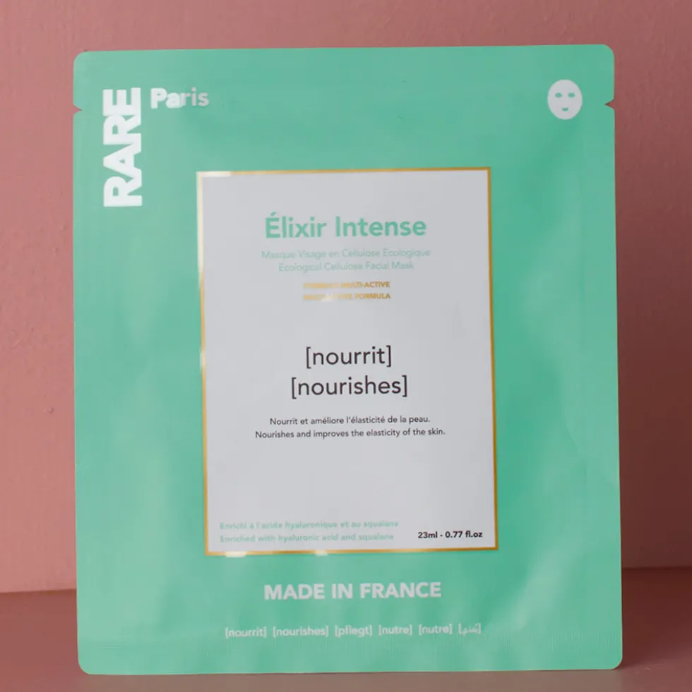 Set 5 masques - Elixir Intense - Rare Paris