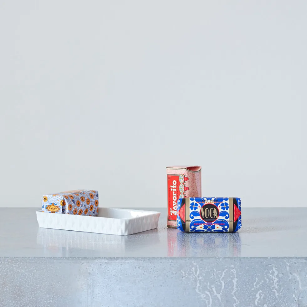 Set 3 savons et porte-savon - Claus Porto