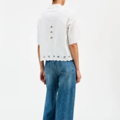 Skall Studio - Chemise Fleurie - Blanc Optique