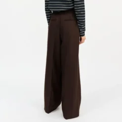 Skall Studio - Pantalon Emmerson - Marron Foncé