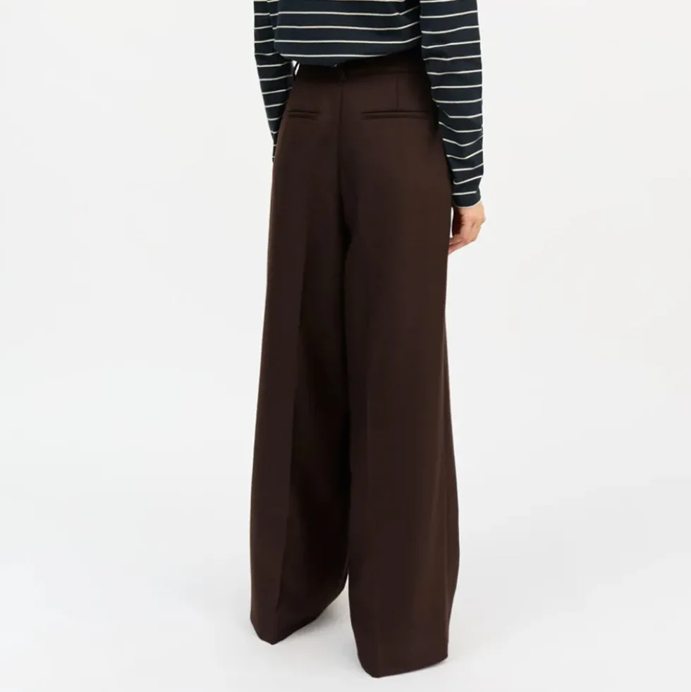 Skall Studio - Pantalon Emmerson - Marron Foncé