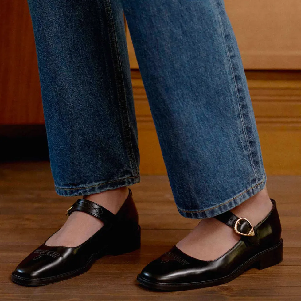 Socque - Ballerines Dolly - Noir