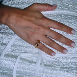 Sofia Rocha - Bague Viena - Or & Marine