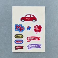 Stickers Merci Fanion - Merci