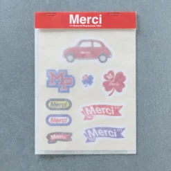 Stickers Merci Fanion - Merci