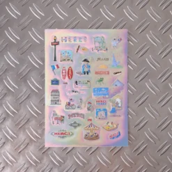 Stickers Souvenir de Paris - Merci x Shia McShia