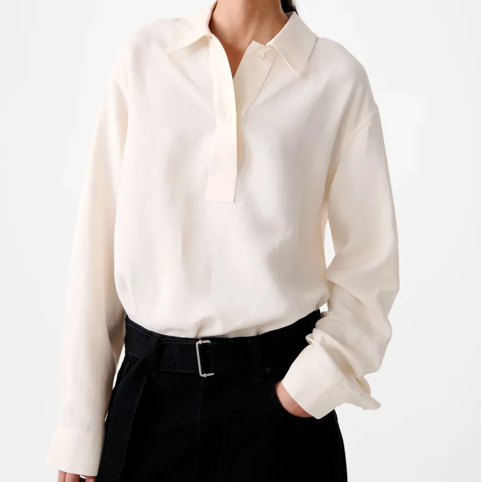 Studio Nicholson - Chemise Pinole - Craie