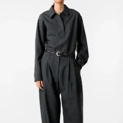 Studio Nicholson - Chemise Pinole - Ardoise Mélangée