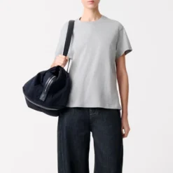Studio Nicholson - T-shirt Marine - Gris Chiné