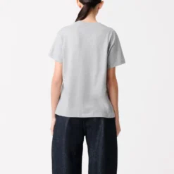 Studio Nicholson - T-shirt Marine - Gris Chiné