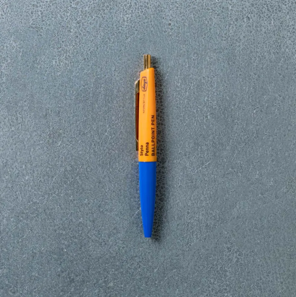 Stylo Anterique Mini - Bleu Orange