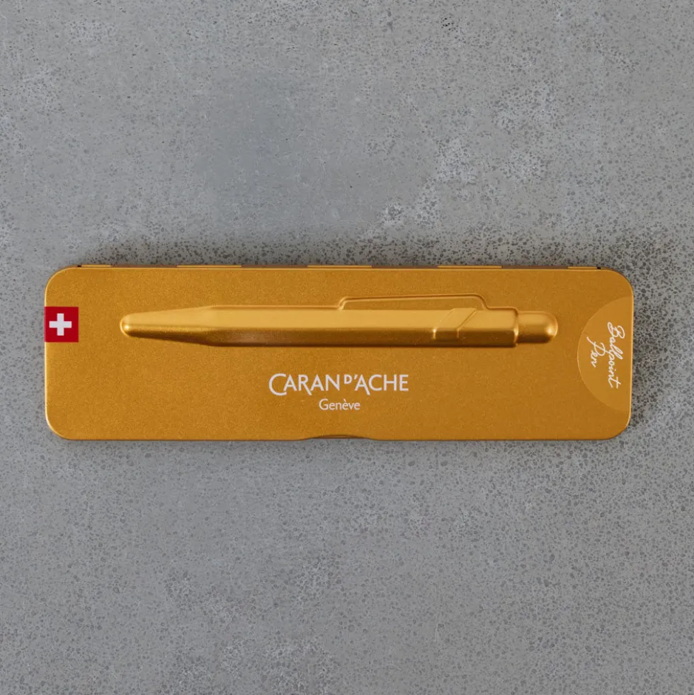 Stylo bille 849 COLORMAT-X - Gold - Caran d'Ache