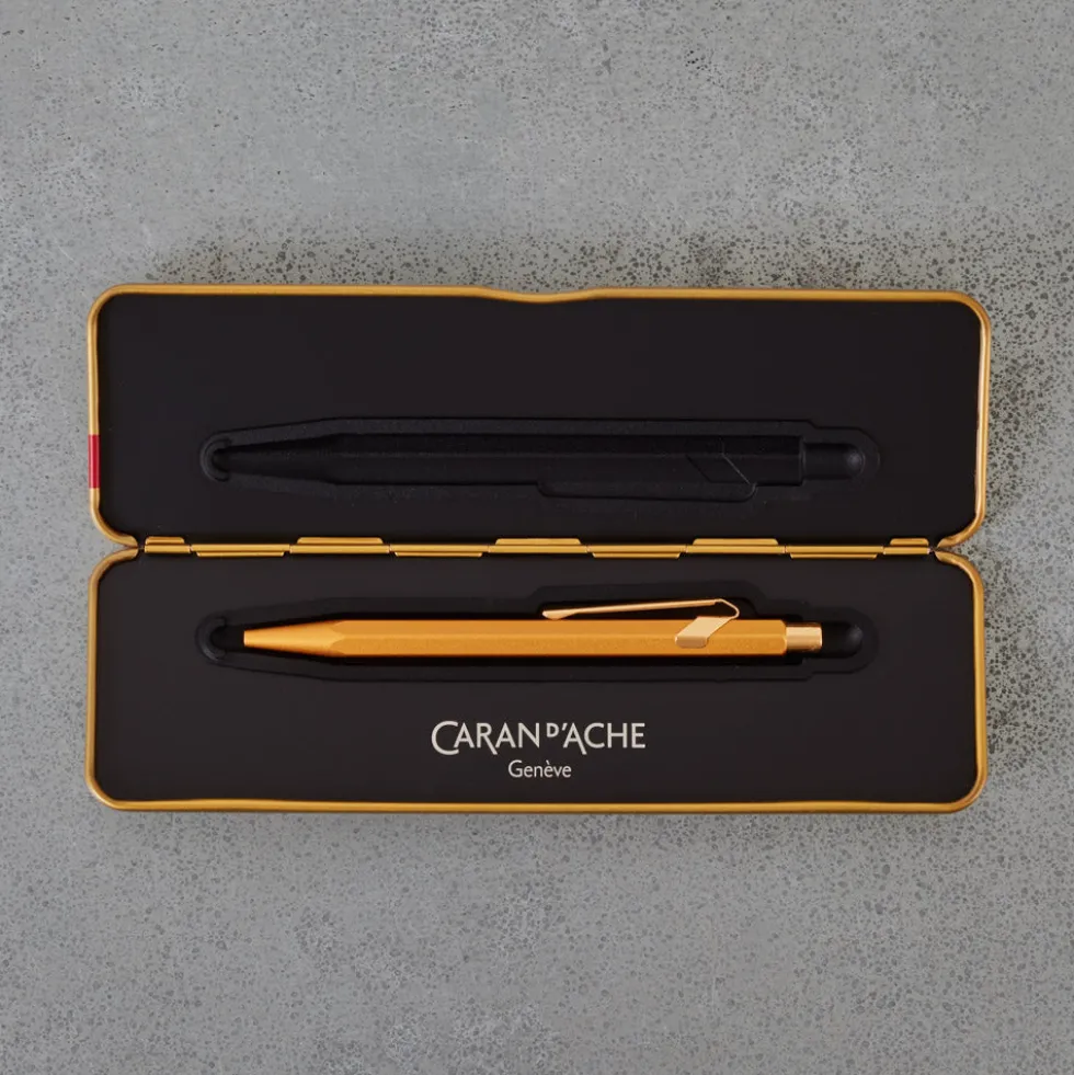 Stylo bille 849 COLORMAT-X - Gold - Caran d'Ache