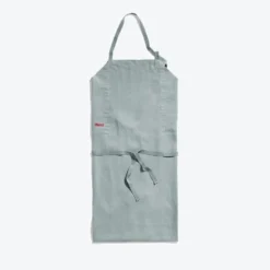Tablier en lin lavé - Gris Vésuve