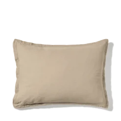 Taie d'oreiller en gaze de coton - Beige Quai de Seine
