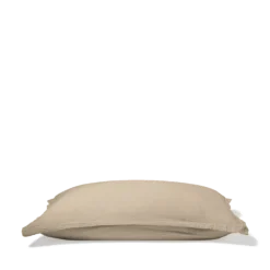 Taie d'oreiller en gaze de coton - Beige Quai de Seine