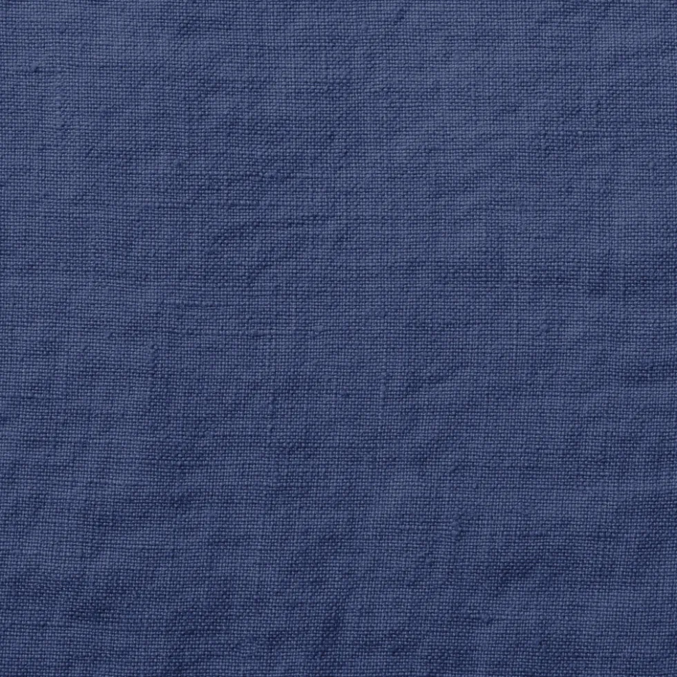 Taie d'oreiller en lin lavé - Bleu Pacifique