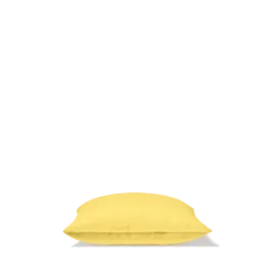 Taie d'oreiller en lin lavé - Jaune Citronnade