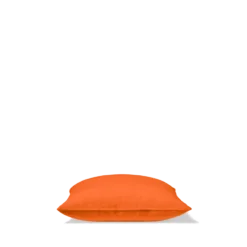 Taie d'oreiller en lin lavé - Orange Zeste