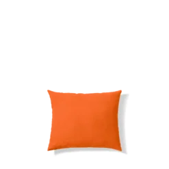 Taie d'oreiller en lin lavé - Orange Zeste