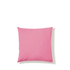 Taie d'oreiller en lin lavé - Rose Garance