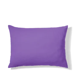 Taie d'oreiller en lin lavé - Violet Orage
