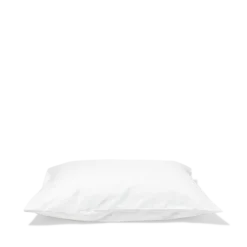 Taie d'oreiller en percale de coton - Blanc Craie
