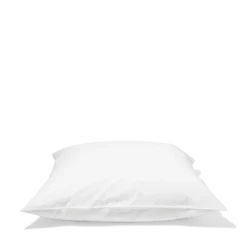 Taie d'oreiller en percale de coton - Blanc Craie