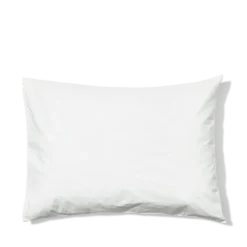 Taie d'oreiller en percale de coton - Blanc Craie