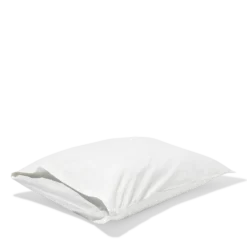 Taie d'oreiller en percale de coton - Blanc Craie