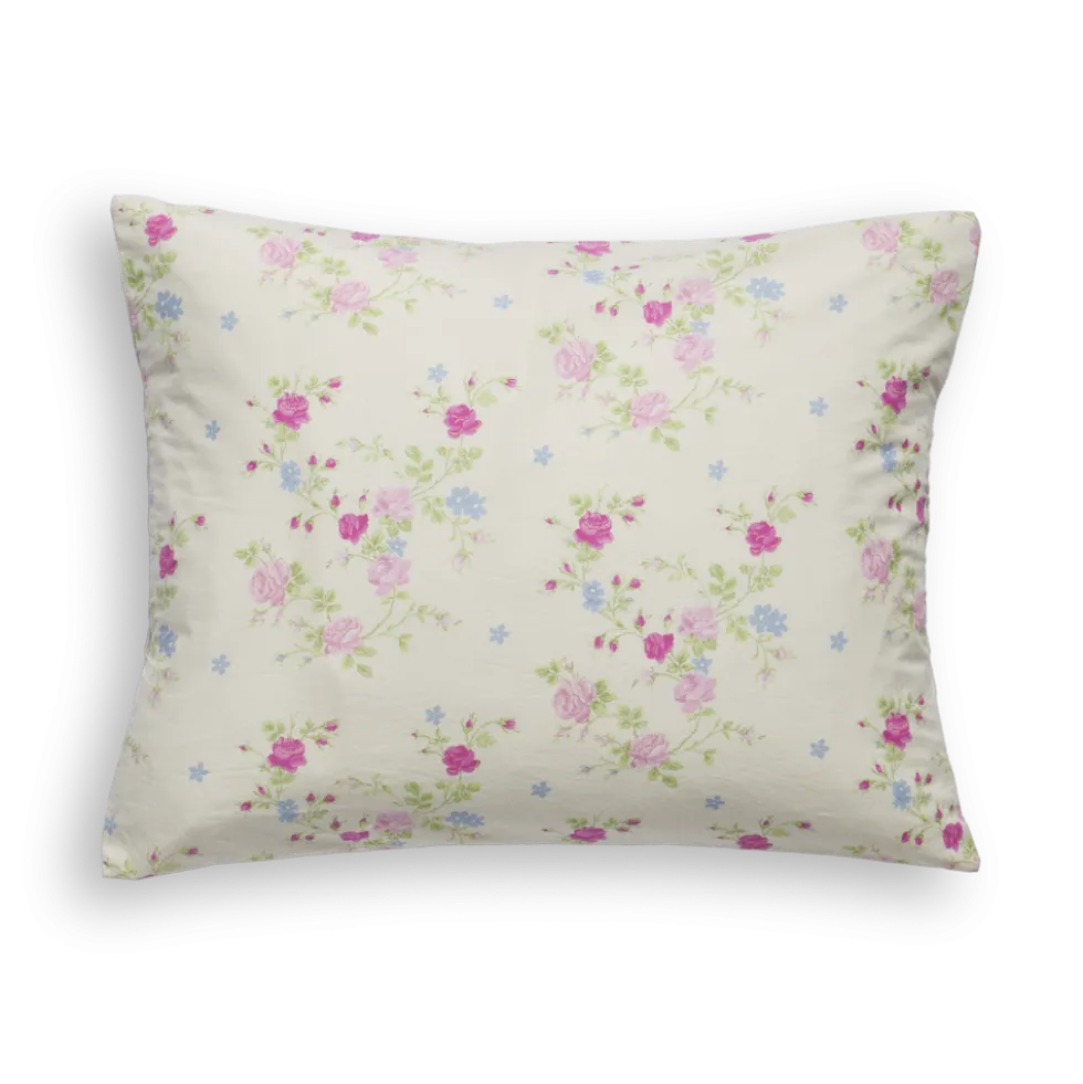 Taie d'oreiller en percale de coton - Jardin