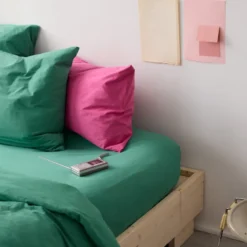 Taie d'oreiller en percale de coton - Rose Club