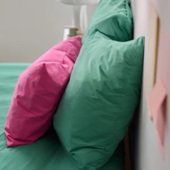 Taie d'oreiller en percale de coton - Rose Club