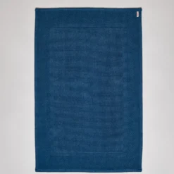Tapis de bain en coton - Bleu Nuit