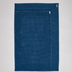 Tapis de bain en coton - Bleu Nuit