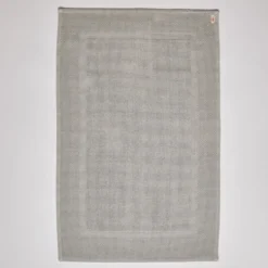 Tapis de bain en coton - Gris Nébuleux