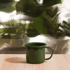 Tasse anse creuse - Vert