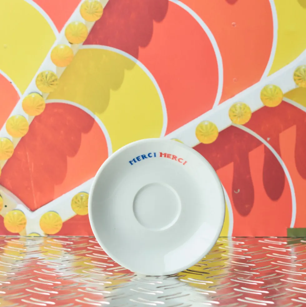 Tasse à expresso et soucoupe Sacré Cœur - Merci x Shia McShia