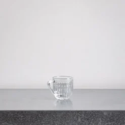 Tasse à expresso Ouessant en verre pressé
