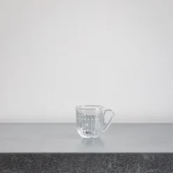 Tasse à expresso Ouessant en verre pressé