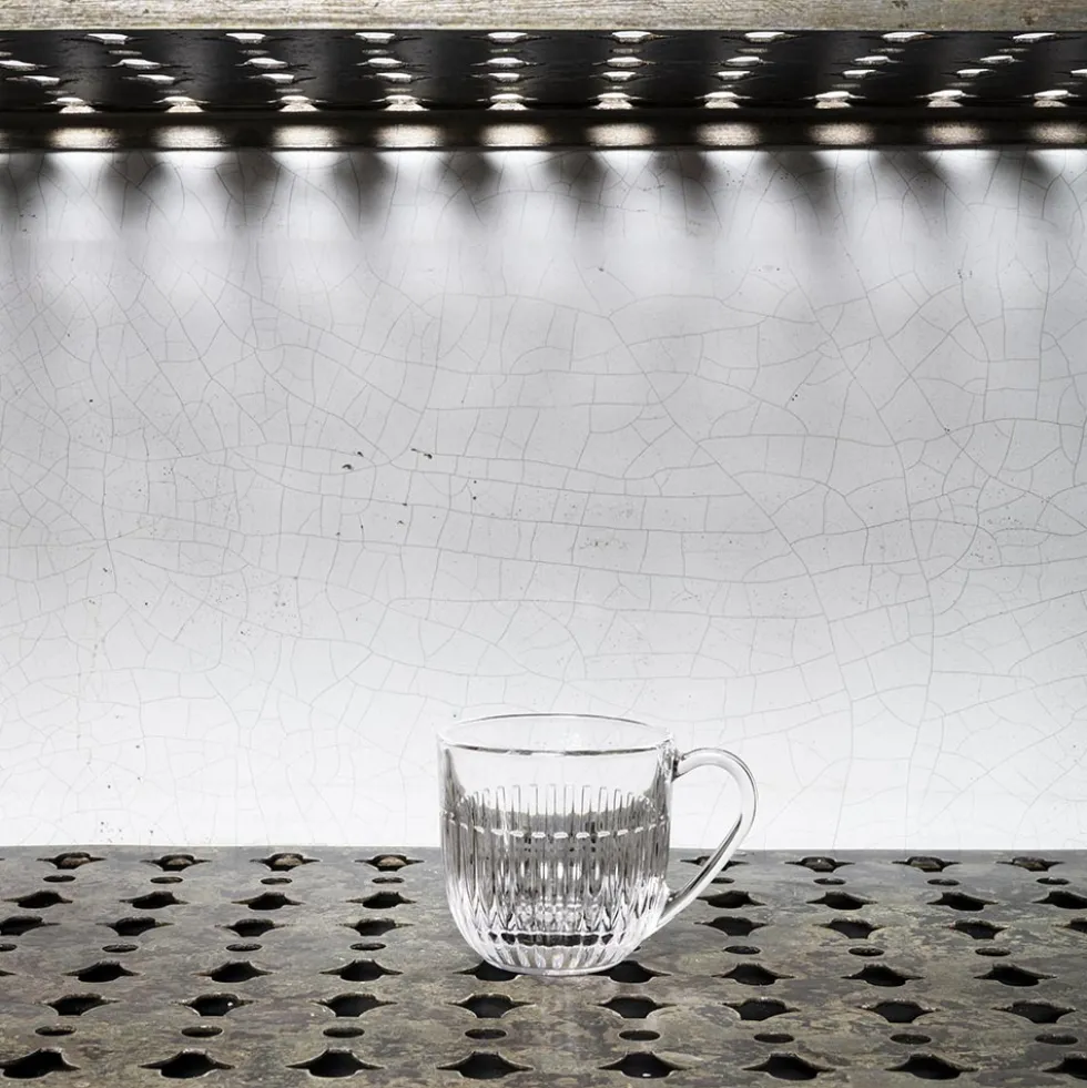 Tasse Ouessant en verre pressé