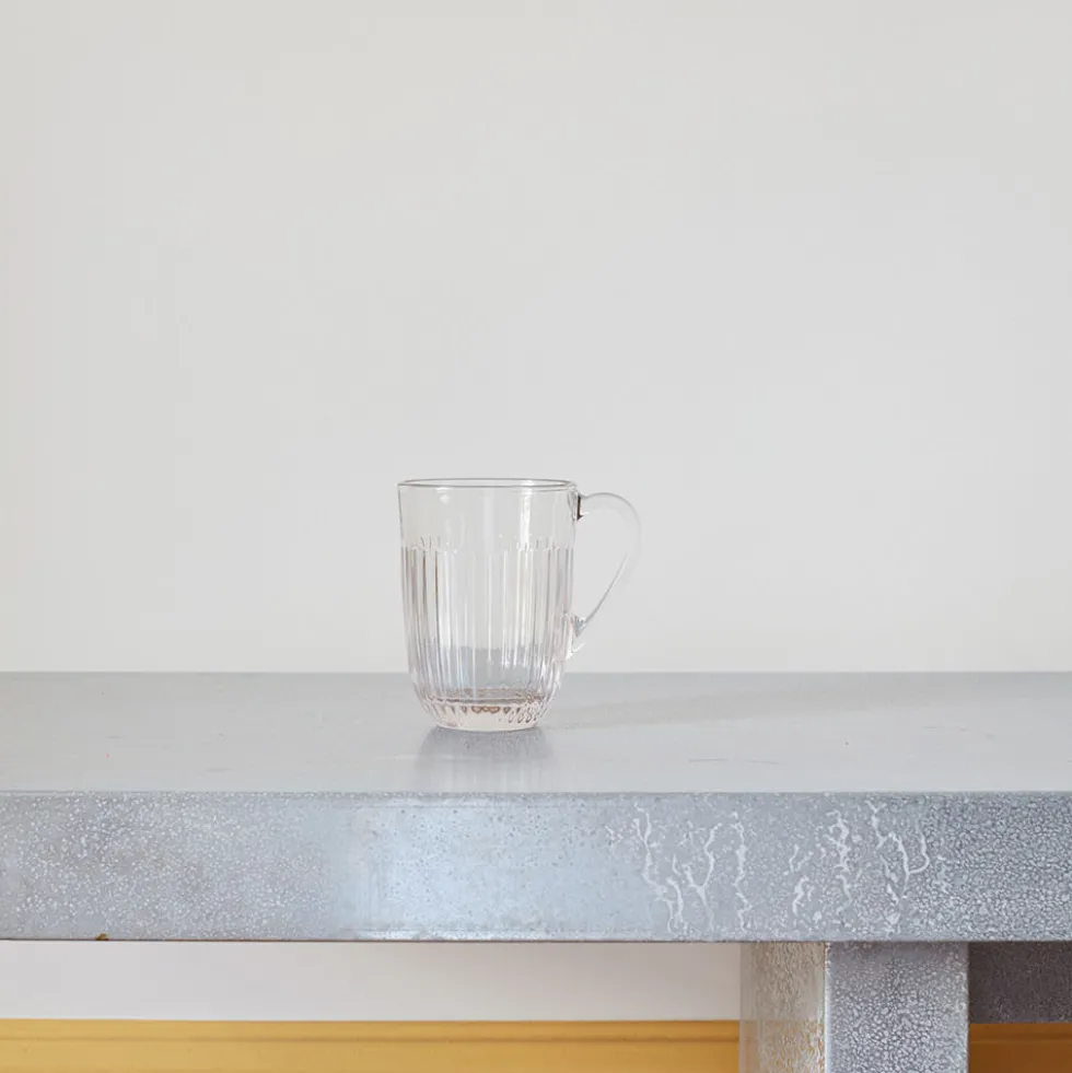 Tasse Ouessant en verre pressé
