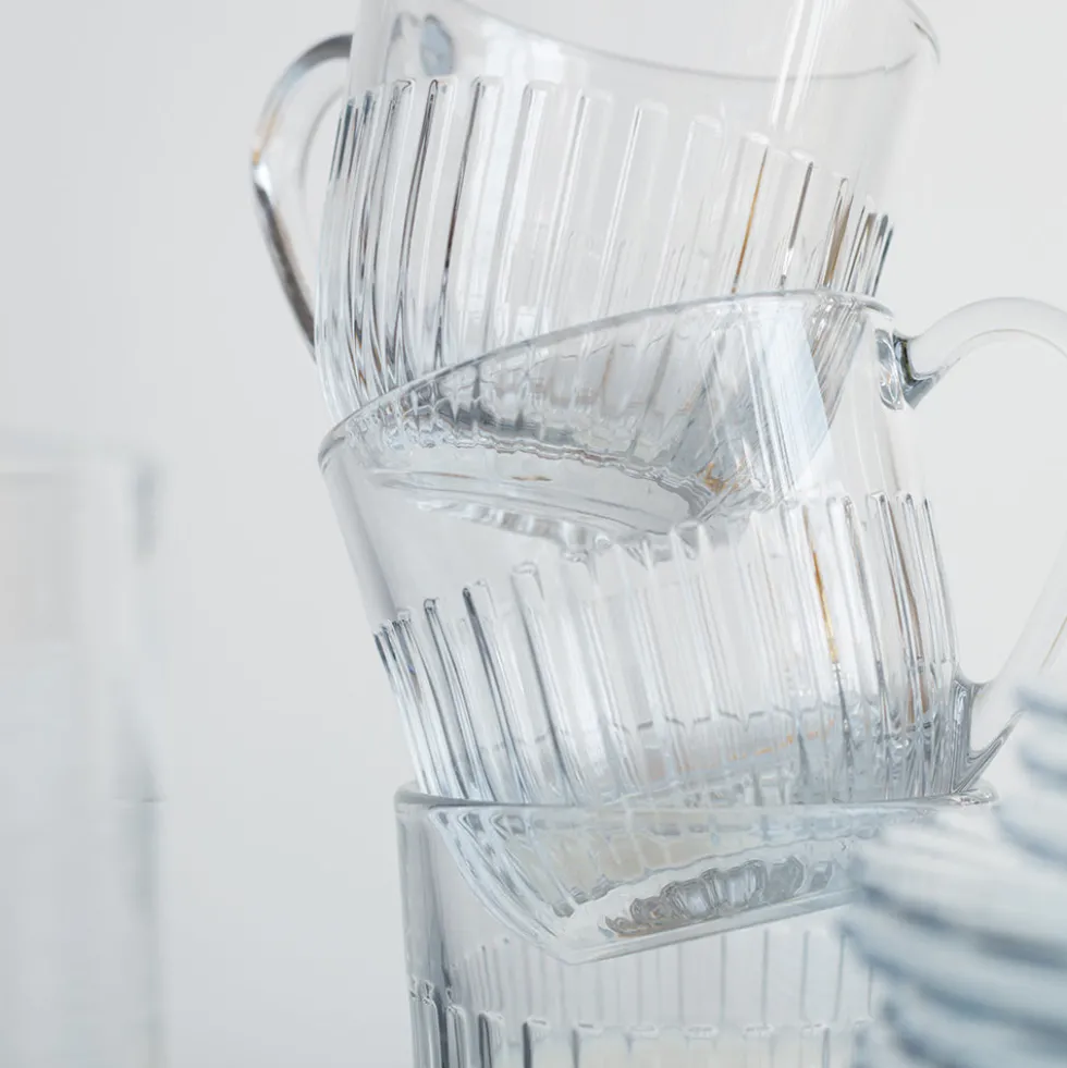 Tasse Ouessant en verre pressé