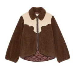 THE GREAT - Veste Reversible Western Yoke - Marron