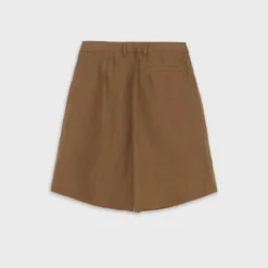 The Loom - Bermuda Linen Denim - Marron