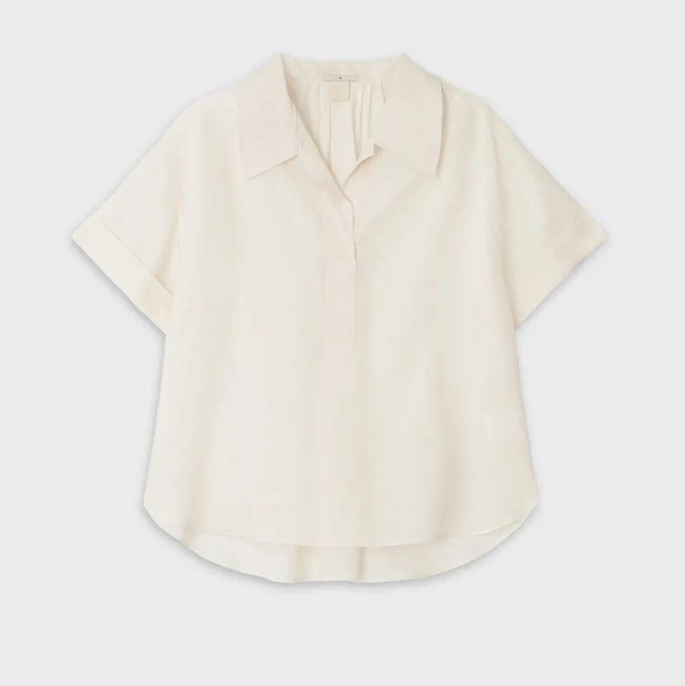 The Loom - Chemise Back Tuck - Beige Clair